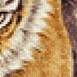 Предпросмотр схемы вышивки «тигр» (№2226325)