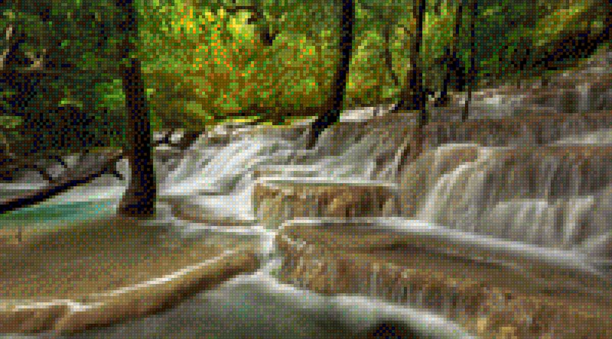 Kaparkan Falls - falls - предпросмотр