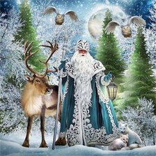 Схема вышивки «PAPAI NOEL.»