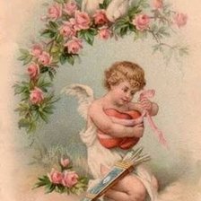 Оригинал схемы вышивки «Cupid» (№2240508)
