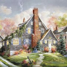 Схема вышивки «Marty Bell cottage»