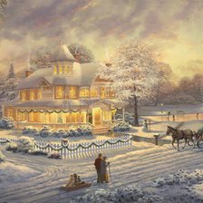 Victorian  Chrismas, Thomas Kinkade