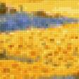 Предпросмотр схемы вышивки «поле у моря» (№2249510)