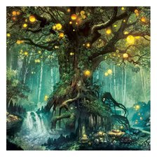 Оригинал схемы вышивки «Волшебное дерево» (№2249810)