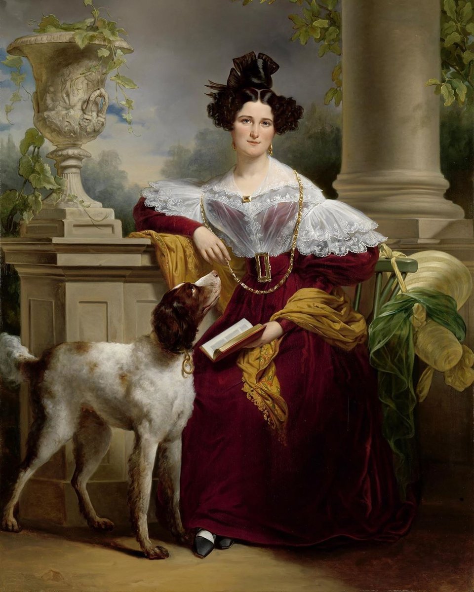 Портрет женщины с собакой - портрет, женщина, история, собака - оригинал
