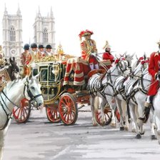 Схема вышивки «Queen's Carriage»