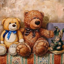 Схема вышивки «bears family 1»