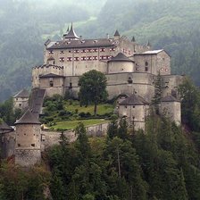 Схема вышивки «замок Австрии Festung Hohenwerfen»