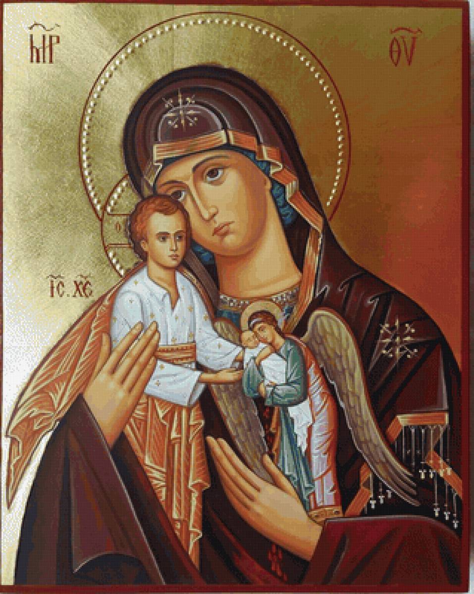 Икона Божьей Матери Скорбящая о младенцах во чреве убиенных - иконы - предпросмотр