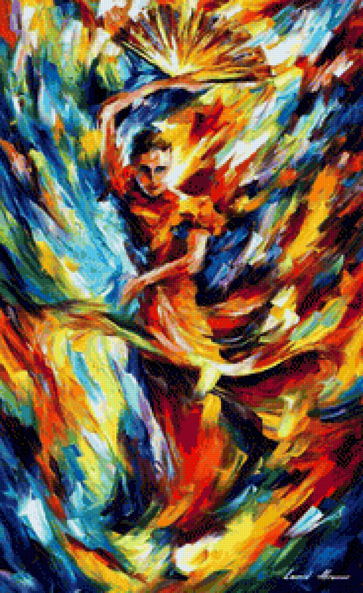 Flamenco Festival - dance, leonid afremov - предпросмотр