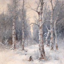 зимний пейзаж (по картине Константина Розена)