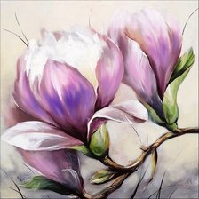 Схема вышивки «FLORES MAGNOLIAS»