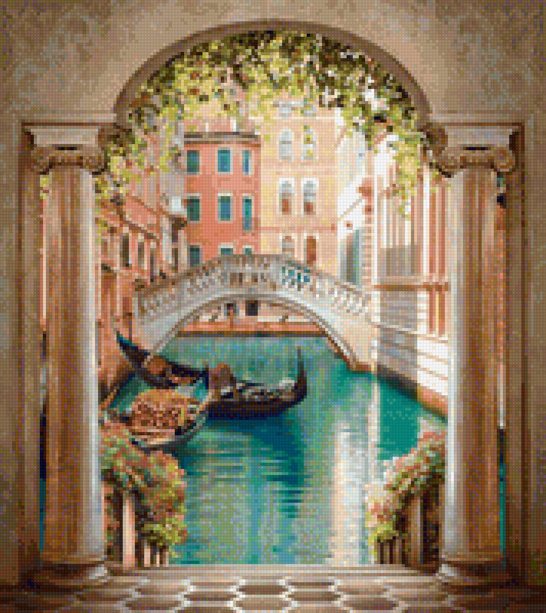 Венеция - вода, венеция, гондола, канал - предпросмотр