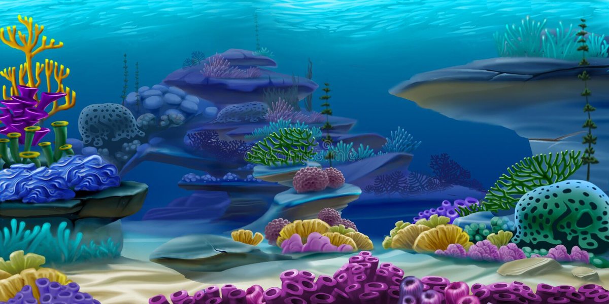 Подводный мир - подводный мир, рыбы, океан - оригинал