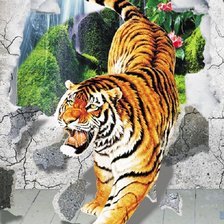 Оригинал схемы вышивки «Tigre.» (№2324993)