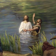Оригинал схемы вышивки «Хрещення Ісуса Христа» (№2348794)