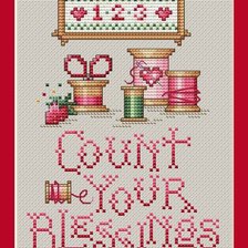 Оригинал схемы вышивки «Count Your Blessings» (№2356217)