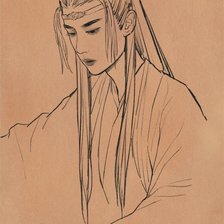 Оригинал схемы вышивки «Лань Чжань (Неукротимый: Повелитель Ченьцин)» (№2361215)
