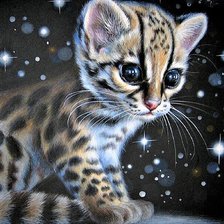 Схема вышивки «Small jaguar»