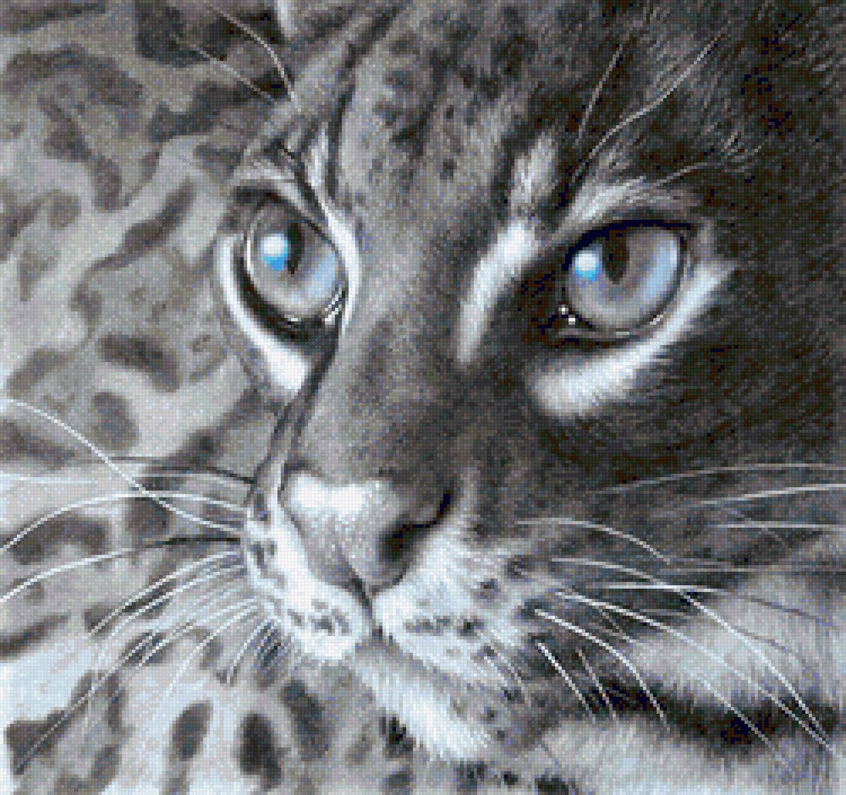 Leopard face - животные - предпросмотр