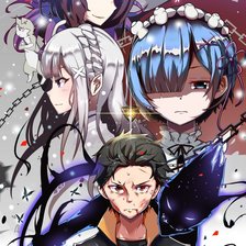 Схема вышивки «re zero»