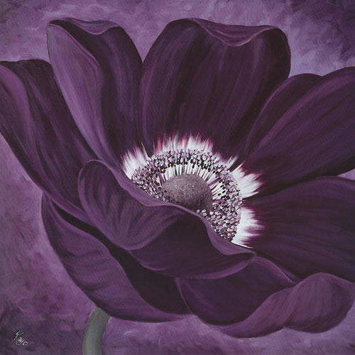 фиолетовый цветок - цветок, подушка - оригинал