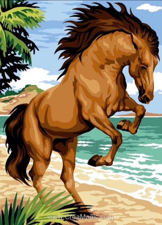 На пляже - лошади, миф - оригинал