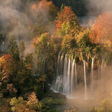 Схема вышивки «водопад»