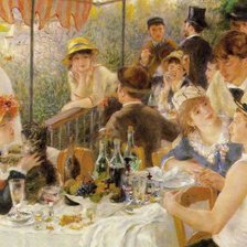 Схема вышивки «Renoir luncheon of the boating party»
