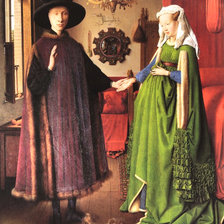 Оригинал схемы вышивки «Jan Van Eyck Arnolfini Wedding» (№2437150)