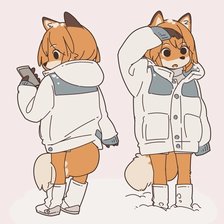 Схема вышивки «Furry fox»