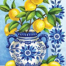 Оригинал схемы вышивки «Лимоны» (№2474555)