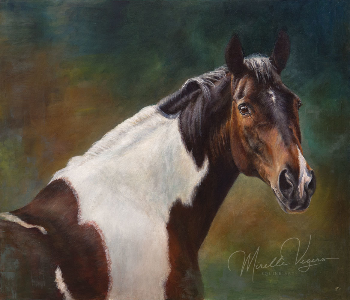 художник Mirelle Vegers - художник, животное, лошадь - оригинал
