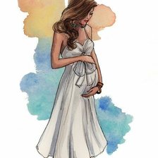 Схема вышивки «беременяшка»