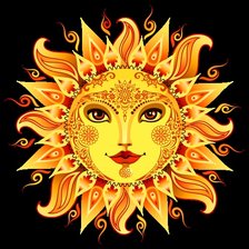 Схема вышивки «солнце»