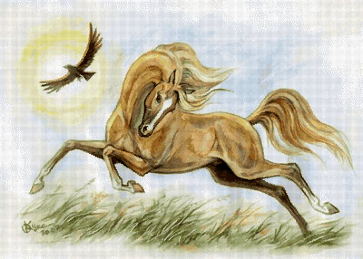 Ветер свободы - животные, конь, оксана кукс, лошади - предпросмотр