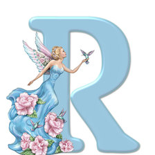 Схема вышивки «Disney letter R»