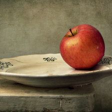 Оригинал схемы вышивки «Эх, яблочко, да на тарелочке» (№2509564)