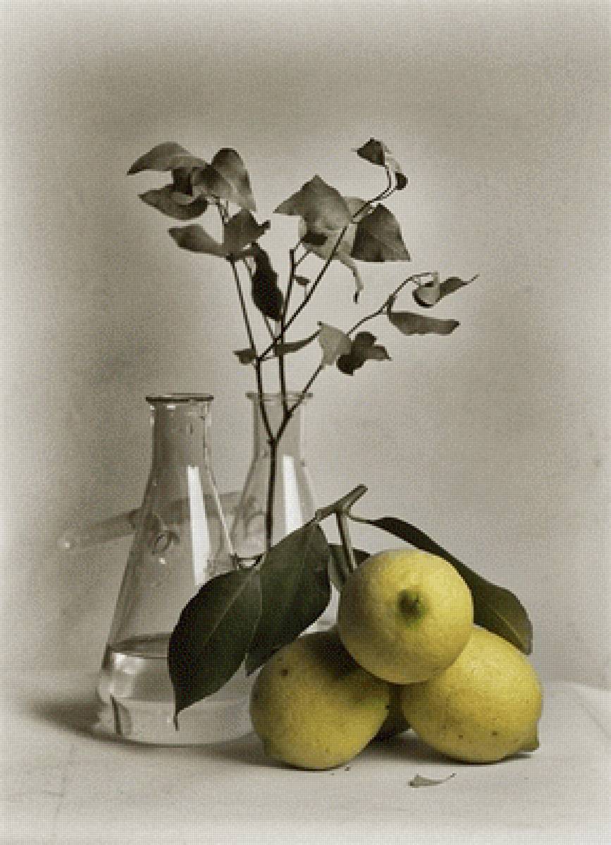 Лимоны - лимоны, натюрморт - предпросмотр