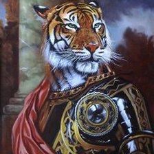 Схема вышивки «принц тигр»