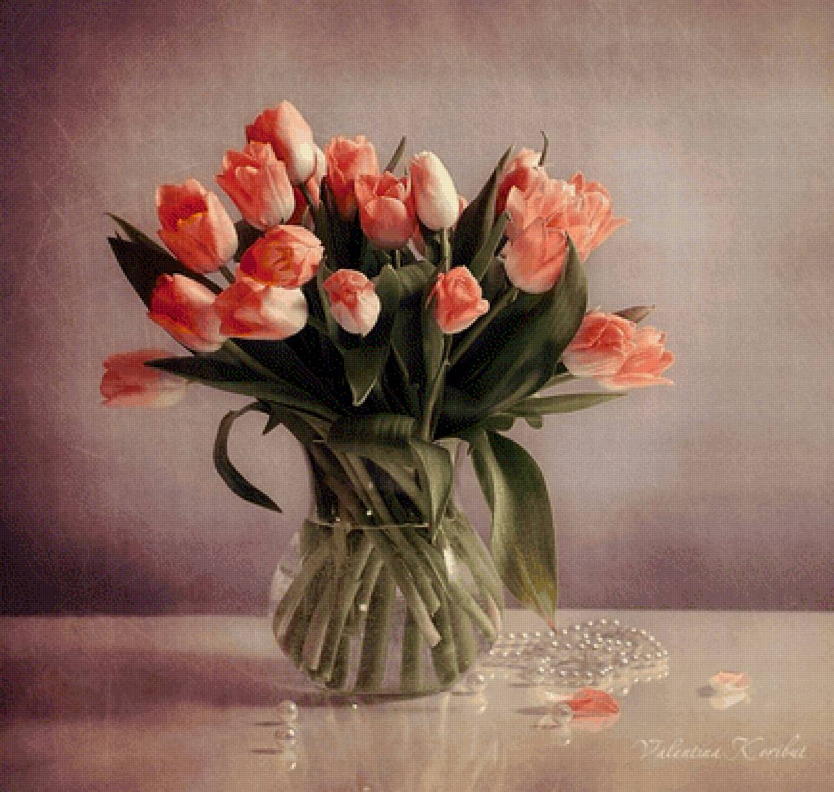 Тюльпаны - букет, цветы, натюрморт, тюльпаны - предпросмотр