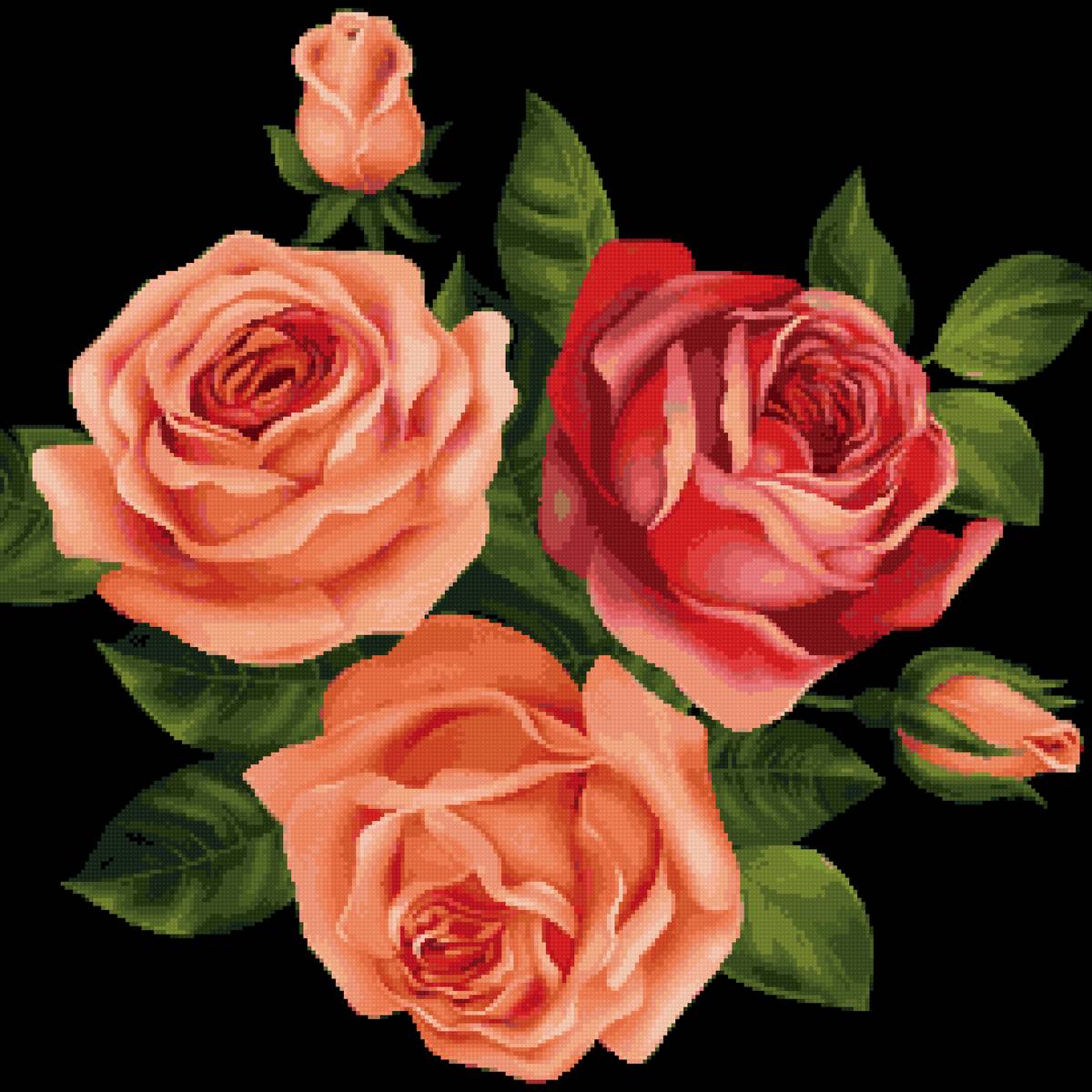 Подушка диванная Розы - розы, подушка, цветы - предпросмотр