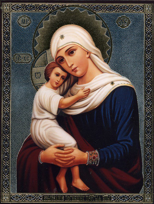 Икона Пресвятая Богородица - религия, икона - оригинал