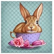 Кролик в чашке