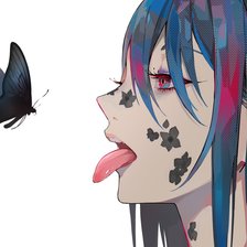 Темная бабочка