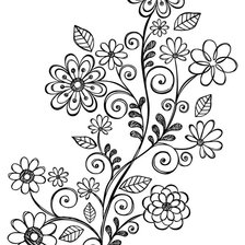 Оригинал схемы вышивки «цветок» (№2565768)