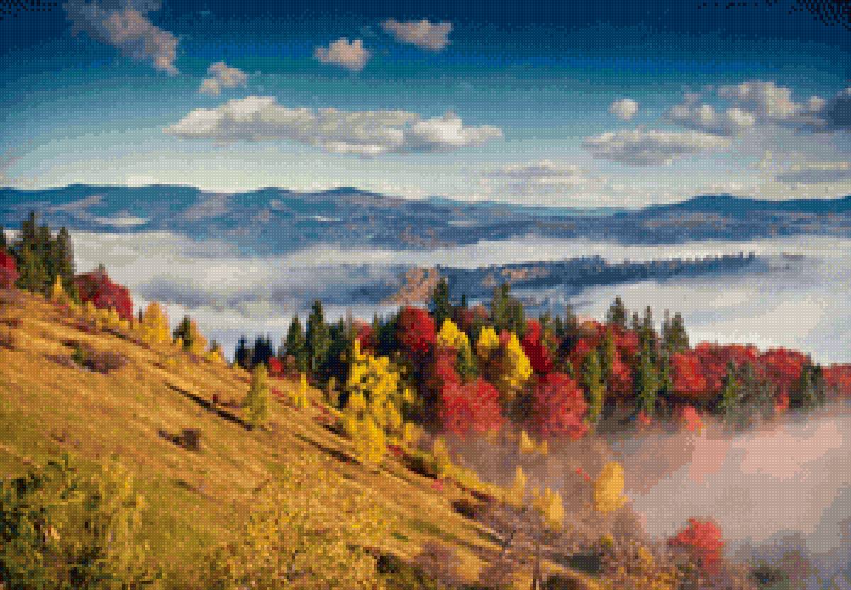 Карпаты - горы, осень - предпросмотр