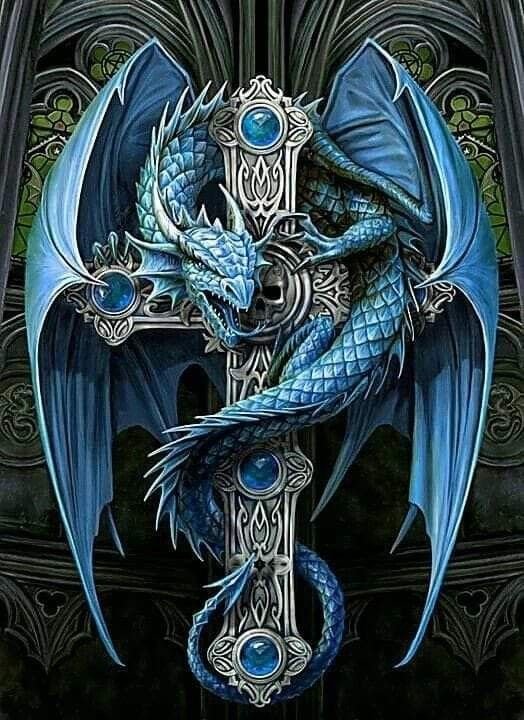 кельтский дракон - фентази дракон - оригинал