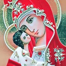 Оригинал схемы вышивки «Nuestra Señora del Perpetuo Socorro.» (№2599602)