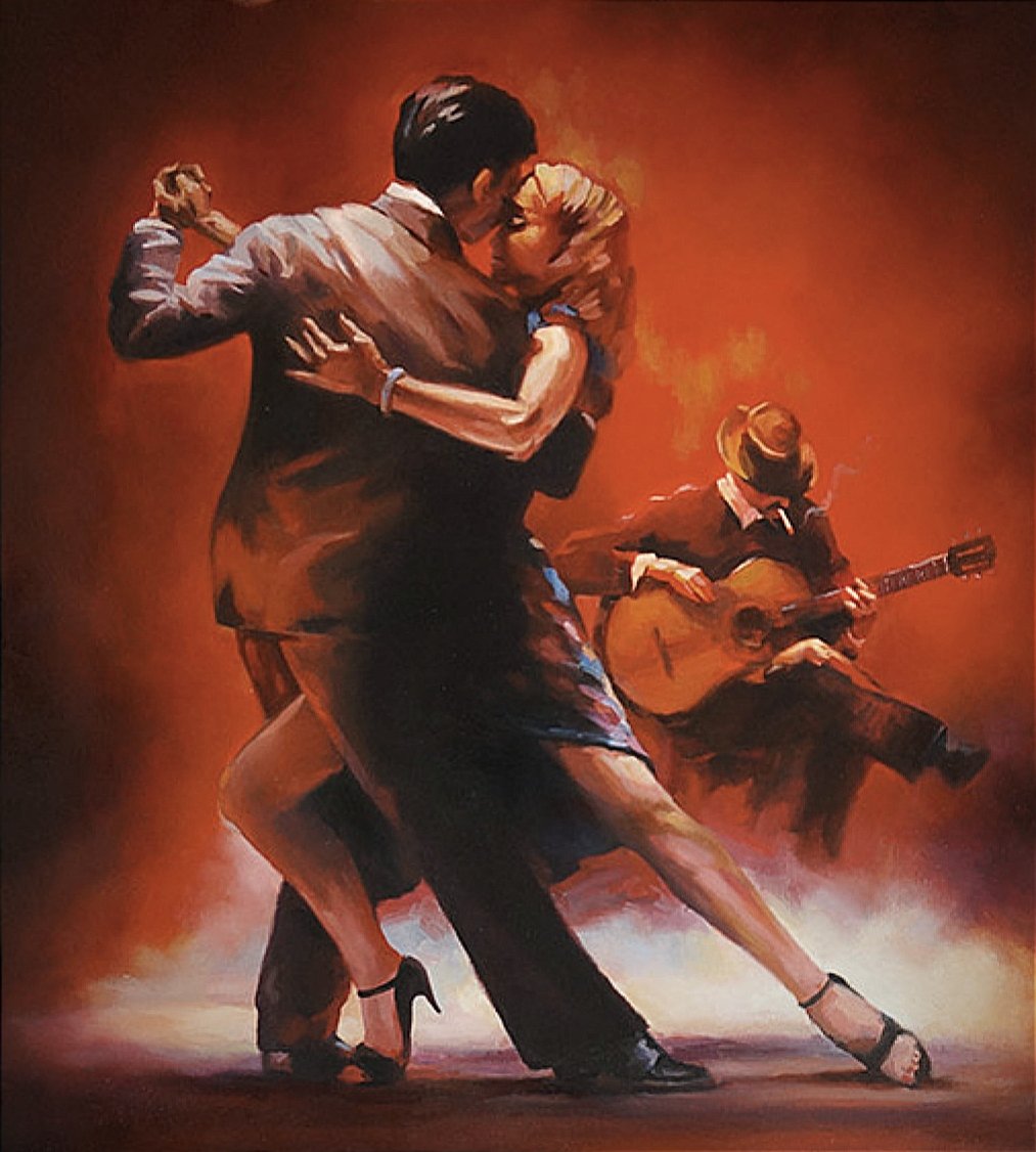Танго - женщина, танго, мужчина, танец, страсть - оригинал